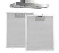 Filtro de Grasa Metálico, 2 Piezas 320 X 260 X 9mm Aluminio Filtros de Ventilación con Malla Filtrante de 5 Capas, Filtro de Grasa para Campana Extractora de Cocina,para Campanas Extractoras de Cocina