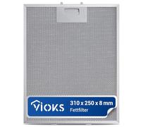 Filtro de grasa metálico de repuesto para Bosch 00353110/353110 para campana extractora, filtro metálico de 310 x 250 mm, filtro de grasa 3BD-764B / 3BD796B / D8602