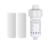 Filtro de grifo - 2 núcleos intercambiables con ajuste perfecto - Filtro de grifo para baño - para ducha, , inodoro, apartamento, dormitorio