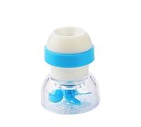 Filtro de Grifo de Agua Azul Giratorio a Prueba de Salpicaduras | Plástico, Elimina Óxido, Cal y Sedimentos, para Lavado y Cocina, Diseño Compacto y Práctico