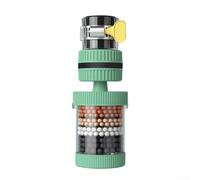 Filtro de grifo de cocina para el hogar con purificación de agua, cabezal de ducha a prueba de salpicaduras que reduce el desorden, la tecnología de ahorro de agua conserva los recursos (verde)