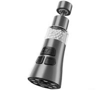 Filtro de grifo de pulverización de tres vías con carcasa de acero inoxidable 316 y filtro integrado para un flujo de agua más limpio (E)