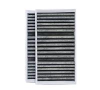 Filtro de habitáculo 2 piezas A1668300318 compatibles con Mercedes GL-CLASS X166 2012-2019/M-CLASS W166 2011-2015, modelo de coche con filtro de carbono incorporado.