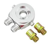 Filtro de Habitáculo Antipolen Adaptador de aceite de aluminio para enfriador de aceite tipo sándwich AN10 3/4-16UNF M20X1.5 sw2 Filtro de aire