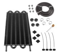 Filtro de Habitáculo Antipolen Kit Convertidor De Enfriador De Aceite De Transmisión De 4, 6 Y 8 Filas, Enfriador De Fluido De Transmisión De Aluminio, Piezas Modificadas Para Filtro de aire(6 Row)