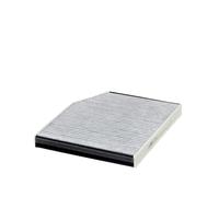 Filtro de Habitáculo Carbón Activo 180-184mm 30mm HENGST FILTER para U. A. Ford