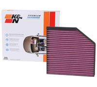 K&N Engineering, Inc. Filtro, aire habitáculo para AUDI: S7, S6, A8, S8, A6, RS7, RS6, A7 (Ref: DVF5081)