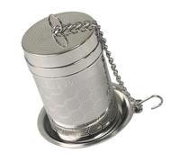 Filtro de hierbas portátil de acero inoxidable 304 para tés, filtro de hojas, accesorios de regalo para entusiastas del té