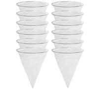Filtro de jarabe de arce Juego de filtros de jarabe de arce de 12 piezas 8 filtros finos y 4 Orlon de alta resistencia Paños cónicos reutilizables para cocina, cafetería y producción