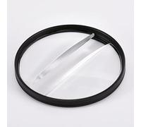 Filtro de Lente de cámara con Efectos de desenfoque de 77/82/72mm, Lentes de Prisma Variable de Doble Media Luna for fotografía con Efectos Especiales en Primer Plano for DSLR (Color : with 82 adapte