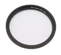 Filtro de Lente de Cámara de Línea Azul, Filtro de Línea Azul Vidrio óptico Texturizado de Pantalla Ancha Portátil y Aleación de Aluminio para Hacer Películas (62mm)