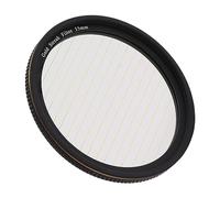 Filtro de Lente de Cámara, Filtro de Rayas Efectos de Rayas Doradas Compactos Vista Clara con Estuche de Almacenamiento para Película (55mm)