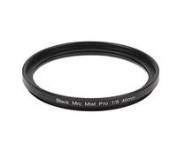 Filtro de Lente de Difusión de Niebla Negra para Grabación de Videos, Toma de Retratos, Suprime el Alto Contraste de Luces y Sombras, Proporciona una Imagen Suave con (46MM)