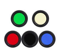Filtro de Lente de telescopio Kit de Filtro de Lente de Ocular 1.25 "/31.7mm Filtro de Color de Lente de Ocular de telescopio para Luna Nebulosa Planeta Sol