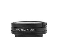 Filtro de lente para cámara Insta360 Ace Pro, anillo adaptador de filtro de marco de aluminio de 49 mm y filtros UV/CPL/ND8 de 49 mm de protección UV para lentes, accesorios de lente de cámara de