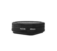 Filtro de lente para cámara Insta360 Ace Pro, anillo adaptador de filtro de marco de aluminio de 49 mm y filtros UV/CPL/ND8 de 49 mm de protección UV para lentes, accesorios de lente de cámara de