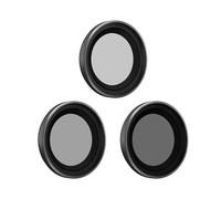 Filtro de lente para Insta360 GO 3S, ND16 ND64 Reducción de luz GO3S UV CPL, filtro de vidrio óptico de doble cara, accesorios de lente de cámara de acción (ND8+ND16+ND32)
