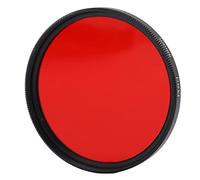 Filtro de Lente Rojo Completo, Linterna, Gafas Rojas y Verdes, Filtro de Discos LED Que Cambian de Color para Exteriores, Filtro de Color Rojo Completo, Vidrio óptico para Lente
