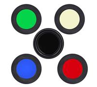 Filtro de Lente telescópica, 1,25 Pulgadas / 31,7 mm Vidrio óptico Aleación de Aluminio Telescopio Lente Ocular Filtro de Color Filtro Rojo/Amarillo/Azul/Verde/Negro, para Amantes del telescopio