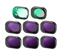 Filtro de Lentes for Drones, Compatible con dji Mini 4 Pro CPL ND NDPL16 32 64 128 256 Black Mist 1/4 ND1000 Camera Set(8Pcs Set)