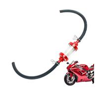 Filtro de líquido de repuesto para motocicleta, a prueba de vibraciones a prueba de fugas, filtro de líquido transparente para motocicleta, para principiantes, profesionales, entusiastas de los