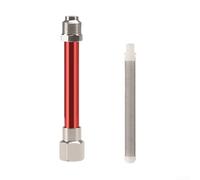 Filtro de malla de acero inoxidable para varillas de extensión de pulverizador de pintura con malla de cambio rápido para una gestión optimizada de la consistencia de la pintura (rojo 60)