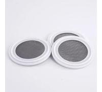 Filtro de malla de PTFE de acero inoxidable 304, Tri Clamp Sanitary, 10-500 Mesh, 1.5/2/3/3.5/4 pulgadas, con junta tórica, 1 unidad for elaboración casera de cerveza.(10 Mesh 77.5mmod2.5inch Tc)