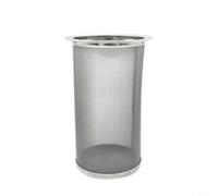 Filtro de malla fina reutilizable de acero inoxidable, infusor de café de metal para preparación fría y té con suavidad mejorada (cilindro de 8 x 15 cm)