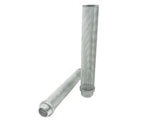 Filtro de manguera de agua inoxidable, pantalla de malla, acero 304 en línea, 20 mm, 25 mm, 32 mm, 40 mm, 50 mm, 63 mm, rosca macho, 1,3 mm, acuario, bomba, hidroponía(40 mm)