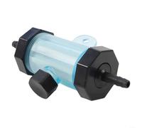 Filtro de manguera de agua para el hogar, jardín, acuario y sistemas de frenos de coche, filtro de agua en línea de plástico de 10-20 mm con carcasa ABS y malla de nailon, transparente (10 mm)