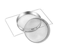 Filtro de miel de malla doble para el manual de acero inoxidable, herramienta de extracción y filtro de miel, para apicultores, colmena, procesamiento de miel, eliminación de residuos