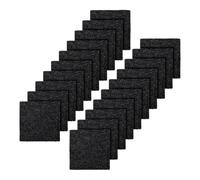 Filtro de olores de carbón activado - 20 piezas para cubo de basura | Pegatinas absorbentes de olores para interiores y exteriores, hogar, cocina, baño, oficina, contenedor de abono, Material de