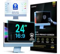Filtro de pantalla de privacidad para computadora de acrílico de 24 pulgadas compatible con iMac de 24 pulgadas (2021, 2022, 2023, M1, M3) - 21.5 x 12.6 pulgadas (547 x 320 mm) - Tipo colgante de