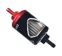 Filtro de para motocicleta - Carcasa de aleación opcional de 6 mm y 8 mm | Diseño de monitor transparente a prueba de herrumbre | Colador de gas combustible en línea | Pieza reutilizable que se