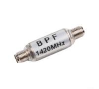 Filtro de paso de banda de 1420 MHz diseñado para observaciones de línea de hidrógeno compatible con sistemas de radio telescopio (carcasa redonda)