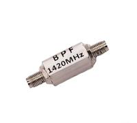 Filtro de paso de banda de 1420 MHz para uso de radioastronomía con tamaño compacto, construcción de aluminio y baja pérdida para una mayor precisión de observación (carcasa cuadrada)