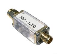 Filtro de paso de banda FBP-1280 1280 MHz: baja pérdida de inserción, alta pérdida de bloqueo para Galileo E6, carcasa robusta de aleación, diseño compacto para aplicaciones de RF
