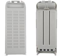 Filtro de pelusa de bomba de drenaje compatible con Panasonic XQB75 80 85 90 - Reemplazo de pantalla de trampa de pelusa para lavadora gris (W3JC)
