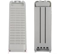 Filtro de pelusa de bomba de drenaje compatible con Panasonic XQB75 80 85 90 - Repuesto de pantalla de trampa de pelusa para lavadora, gris (grande)