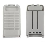 Filtro de pelusa de bomba de drenaje compatible con Panasonic XQB75 80 85 90 - Repuesto de pantalla de trampa de pelusa para lavadora, gris (pequeño)