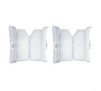 Filtro de plástico blanco para secadora, filtro de pelusa para Bosch para Siemens para Avantixx para Constructa IQ300 IQ500 IQ700 para modelos de secadora ISensoric 752387 (paquete de 2)