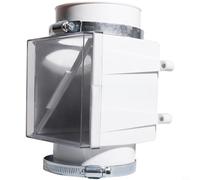 Filtro de plástico para trampa de pelusa para secadora con manguera de aluminio extensible de 2,5 m, colector de malla para secadores eléctricos domésticos, sistema de ventilación, reduce el riesgo de