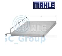 Filtro De Polen De Cabina Interior De Reemplazo MAHLE Genuino LA 411 LA411