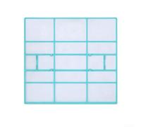 Filtro de polvo de aire acondicionado para máquinas colgantes de Midea Hualing, accesorio de malla de plástico para mejorar el flujo de aire (30,2 x 28 cm)
