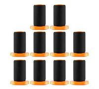 Filtro de polvo de repuesto para aspiradora Deerma DX700 Pro, captura eficiente de partículas, instalación sin herramientas, tela no tejida, paquete de 4, 10 unidades, diseño negro (10 unidades)