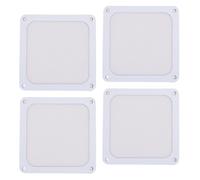 Filtro de Polvo para Ventilador de PC, 4 Piezas de 120 Mm, Filtro de Ventilador para Computadora, Parrilla, Orificio Ultra Fino para Ventilación de Casa de Mascotas (White)