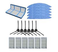 Filtro De Polvo Primario De Cepillo Lateral, Almohadilla De Fregona Con Filtro Hepa, Compatible Con Ilife V5 V5s V3 V3s V5 Pro X5 Piezas De Robot Aspirador