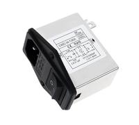 Filtro de potencia CW2B-3A/6A/10A-T, purificador de tipo receptáculo CW2C-3/6/10A-T con interruptor de seguridad doble y lámpara anti-interferencia EMI.(CW2C-10A-T(002))