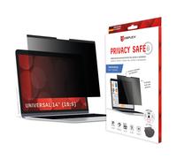 Filtro de privacidad DISPLEX Privacy Safe Universal 14", 16:9, Antirreflejos, filtro bluelight, fijación magnética