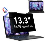 Filtro de privacidad magnético 13.3 pulgadas 16:10 para pantalla portátil, extraíble protector de pantalla anti luz azul compatible con Dell/ASUS/HP/Acer/Lenovo/Thinkpad/Samsung/Sony